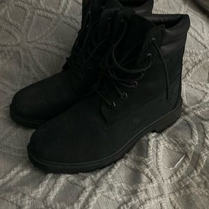 COPY - Black Timberland suede with leather boots